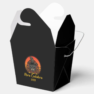 Ballotins Chat d'Halloween en sorcière Casquette Abra Cadabr