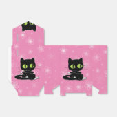 Ballotins chat noir avec chaussettes blanches (Déplié)