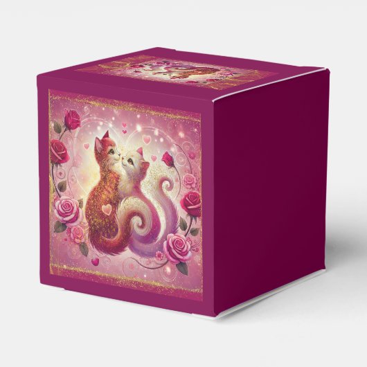 Ballotins Chat Retro Maroon - (Arrière)