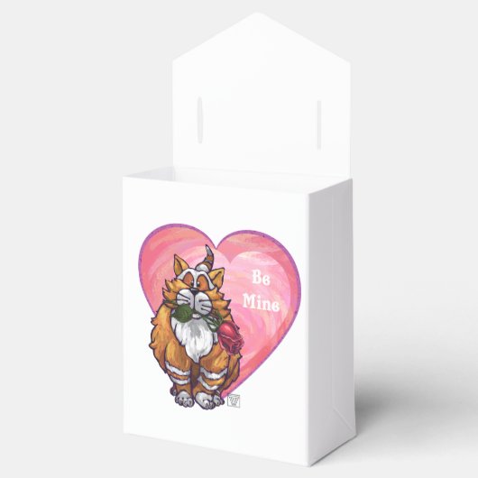 Ballotins Chat roux Saint-Valentin (Ouvert)