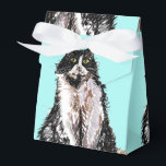 Ballotins Chat Tuxedo Noir Blanc Chats Anniversaire Turquois<br><div class="desc">Chat Tuxedo Noir Blanc Chats Anniversaire Turquoise Boîte à Gâteau. Un produit magnifique réalisé à partir de mes peintures aquarelles originales.</div>