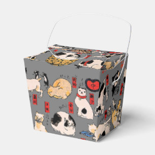 Ballotins Chaton de style Ukiyo-e japonais vintage : Kuniyos