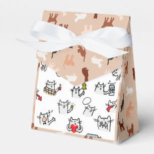 Ballotins Chats amusants, lait et magie.