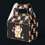 Ballotins Chats chanceux Maneki Neko<br><div class="desc">Partagez la joie et la bonne fortune avec ces boîtes de faveurs japonaises Maneki Neko. Avec un motif de chat chanceux dessiné à la main,  elles sont parfaites pour les mariages,  les anniversaires et les célébrations festives.</div>