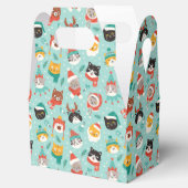 Ballotins Chats de Noël en Chandails de vacances Motif (Ouvert)