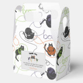 Ballotins Chats noirs et Halloween en fer à la carreaux (Ouvert)