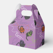 Ballotins Chats noirs et Halloween en fer à la carreaux (Arrière)