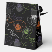 Ballotins Chats noirs et Halloween en fer à la carreaux (Verso)