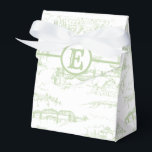 Ballotins Chattanooga Monogram Sage<br><div class="desc">Aimer Chattanooga ? Montrez-le avec ce ballotin monogrammé avec une toile de juoy sur le thème Chattanooga ! Parfait pour votre mariage Chattanooga. Regardez attentivement le design et vous reconnaîtrez des éléments comme le pont de Walnut Street, le pont de Market Street, l'aquarium du Tennessee, le Lookout Mountain, un bateau...</div>