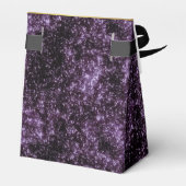 Ballotins Chaussure à talon haut violet et or pour anniversa (Arrière)