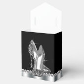 Ballotins Chaussure à talon noir (Ouvert)