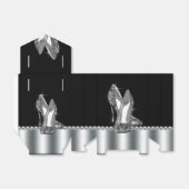 Ballotins Chaussure à talon noir (Déplié)