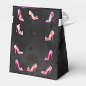 Ballotins Chaussure à talon rose poupée fille fête d'anniver (Arrière)