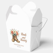 Ballotins Chaussures rustiques et douche de mariage western (Ouvert)
