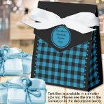 Ballotins Chèque de bison - Noir et Bleu - Tente 4x2x5<br><div class="desc">Ballotin de tente à buffle noir et bleu. Le texte est personnalisable. Si vous utilisez le bouton/outil "modifier la conception", vous pouvez également ajouter vos propres images/photos. Autres couleurs, formes et taille de boîte disponibles. Voir la collection de toutes les tailles de boîtes et couleurs de buffles ici : https://www.zazzle.com/collections/119842043554925619...</div>