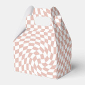 Ballotins Chèques Retro Dusty Rose rose sable À damiers (Arrière)