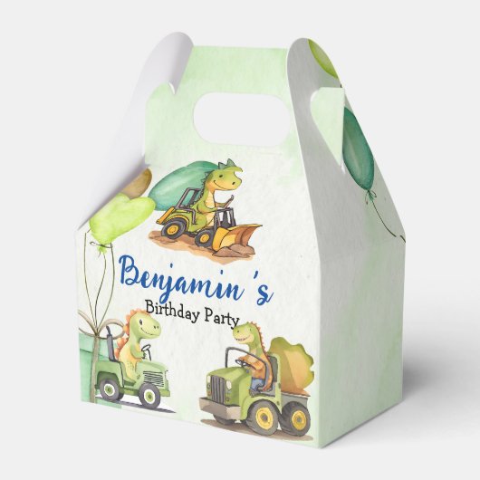 Ballotins Cher dinosaure de construction ballon de camion de (Verso)