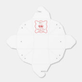 Ballotins Chercher premier anniversaire Pink Bow En vichy (Déplié)