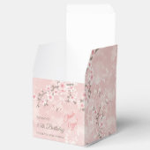 Ballotins Cherry Blossom Blush Pink Birthday  Favor Box (Ouvert)