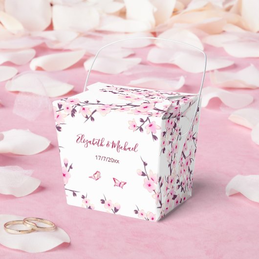 Ballotins Cherry Blossom Pink White Custom Wedding  (Mariage)