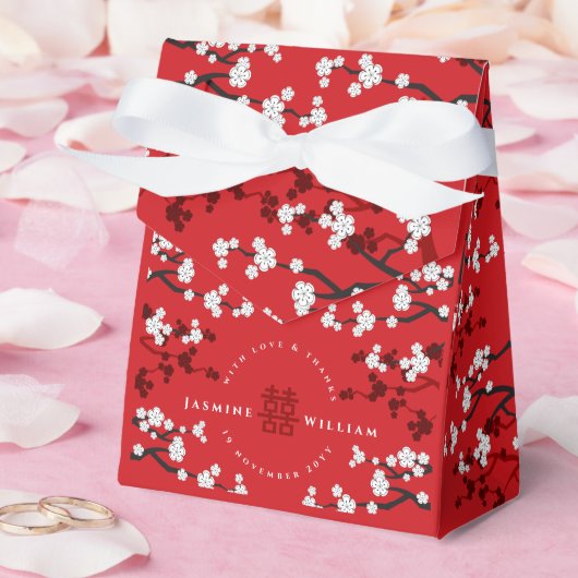 Ballotins Cherry Blossoms & Double Bonheur Mariage chinois (Mariage)