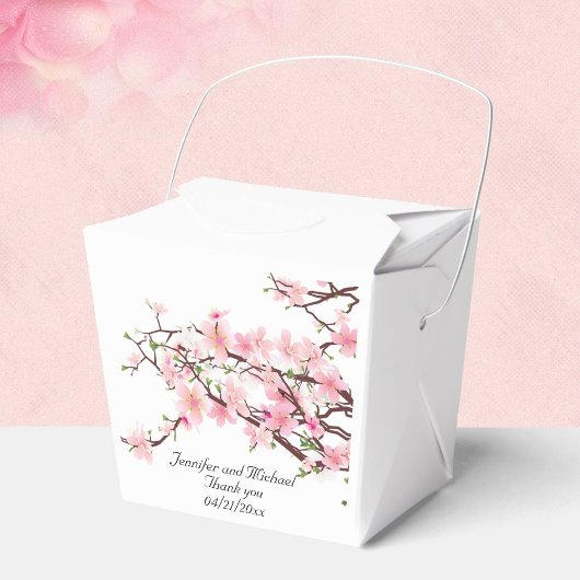 Ballotins Cherry Blossoms Mariage Personnaliser le Merci