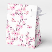 Ballotins Cherry Blossoms Pink White Custom Wedding (Arrière)