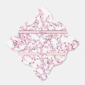 Ballotins Cherry Blossoms Pink White Floral Add Name (Déplié)