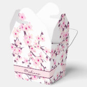 Ballotins Cherry Blossoms Pink White Floral Add Name (Ouvert)