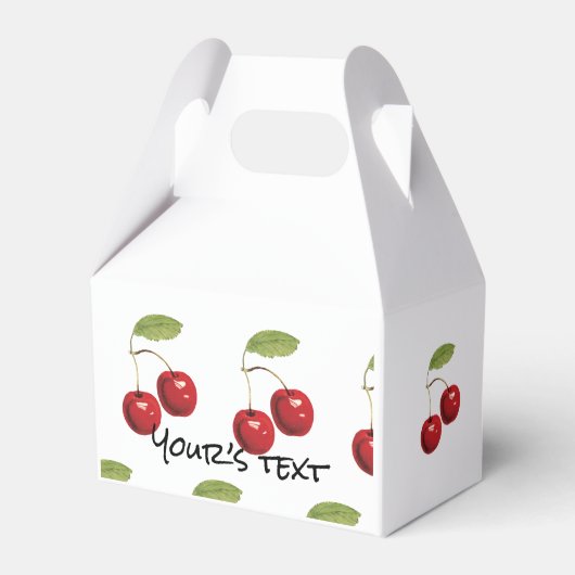 Ballotins Cherry ❤️ cerise BOX Bedankdoosjes (Voorkant Zijde)