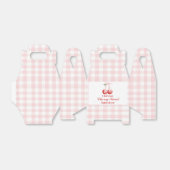 Ballotins Cherry Sweet anniversaire Pink Bow En vichy (Déplié)