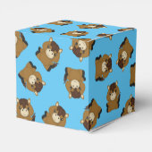 Ballotins Cheval Baby shower bleu (Arrière)