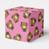 Ballotins Cheval Baby shower fille rose (Arrière)