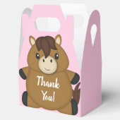 Ballotins Cheval Baby shower fille rose (Ouvert)