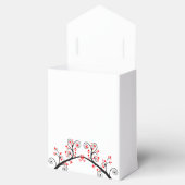 Ballotins Cheval chinois du Nouvel An et fleurs rouges (Ouvert)