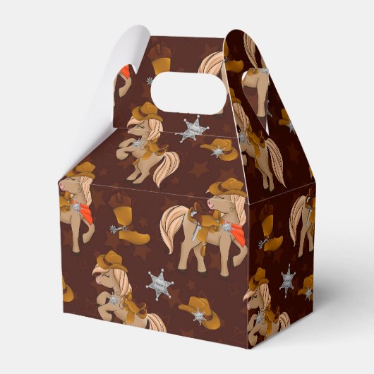 Ballotins Cheval cool cowboy sheriff carrelé (Verso)