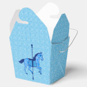 Ballotins Cheval de carrousel - Cobalt et Sky Blue (Ouvert)