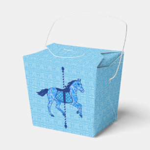 Ballotins Cheval de carrousel - Cobalt et Sky Blue