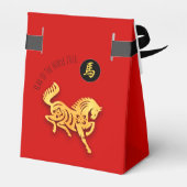 Ballotins Cheval doré rouge Découpe Nouvel An chinois 2026 T (Arrière)