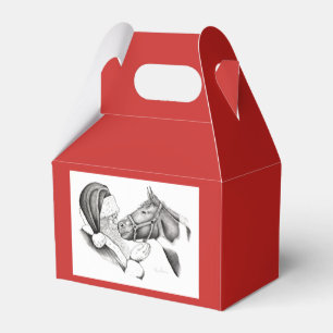 Ballotins Cheval du père noël et de peinture pour Noël