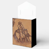 Ballotins Cheval occidental en cuir équitation Rodeo Cowboy (Ouvert)