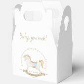Ballotins Cheval Rocher bleu rose Baby shower neutre pour le (Ouvrir)