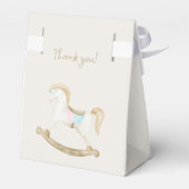 Ballotins Cheval Rocher bleu rose Baby shower neutre pour le (Arrière)