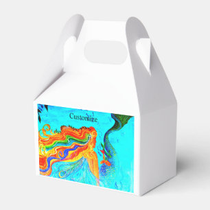 Ballotins cheveux arc-en-ciel mermaid