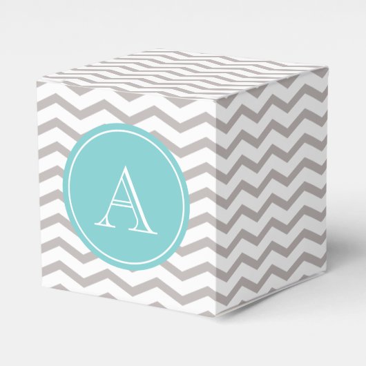 Ballotins Chevron gris et blanc (Verso)