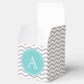 Ballotins Chevron gris et blanc (Ouvert)