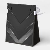 Ballotins Chevron noir et gris (Arrière)