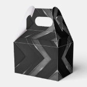 Ballotins Chevron Noir Et Gris De Pignon (Arrière)