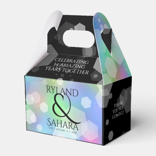 Ballotins Chic 14e 24e 34e 43e anniversaire du Mariage Opal (Verso)