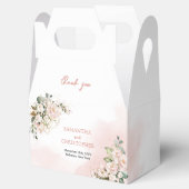 Ballotins Chic aquarelle fleurs rousses eucalyptus or (Ouvert)